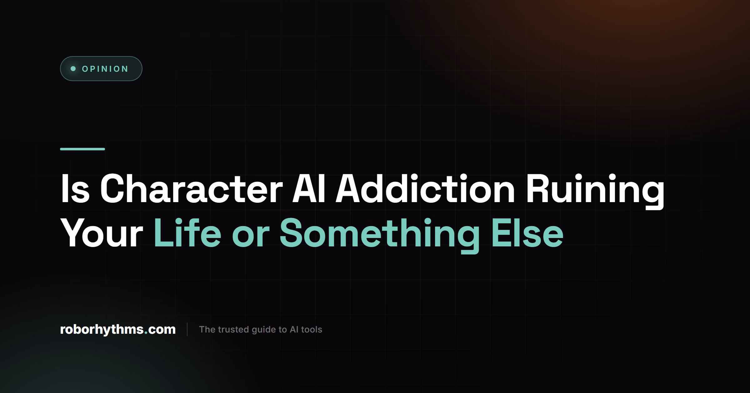 Character AI Addiction Ruining Your Life