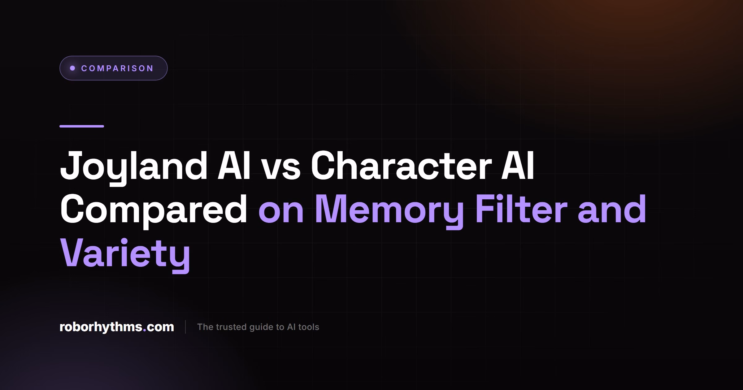 Joyland AI vs Character AI Comparison