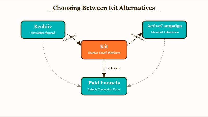 Decision tree for picking Kit over alternatives