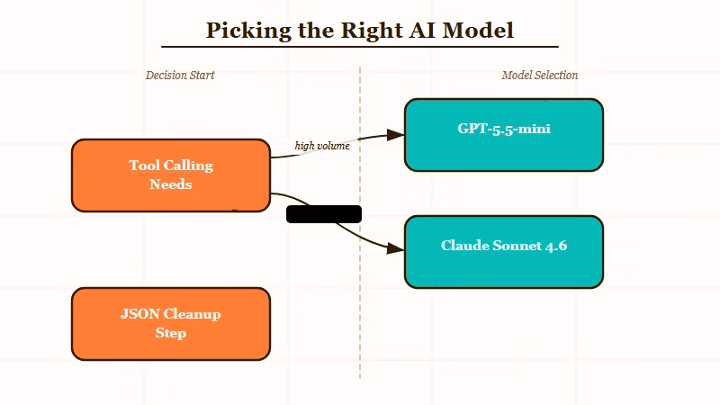 n8n AI agent model selection decision tree