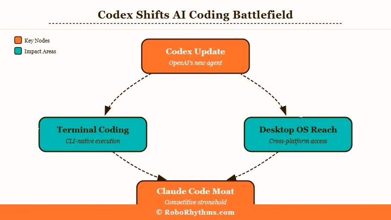 Codex versus Claude Code shift from terminal to desktop scope