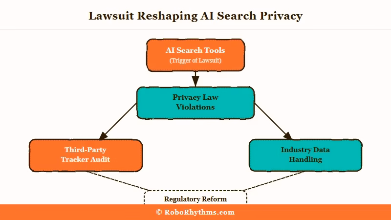 AI privacy lawsuit industry implications diagram