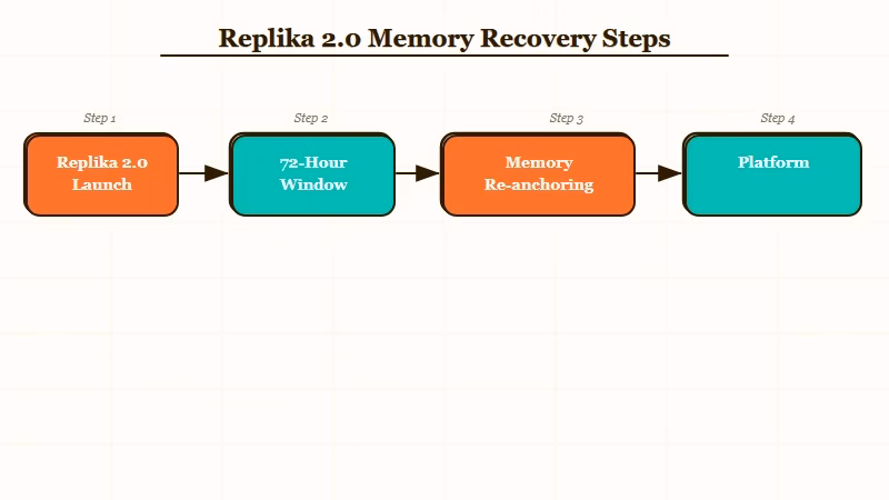 Replika 2.0 recovery steps for users