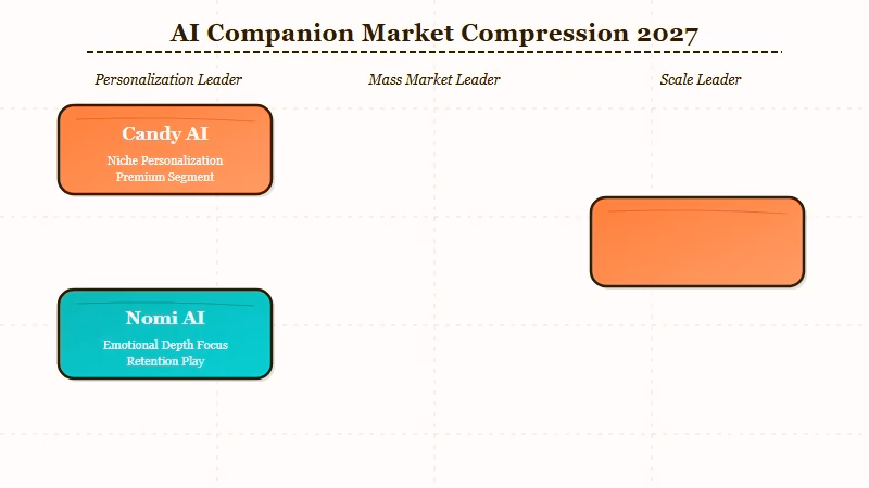 Compression map of AI companion market