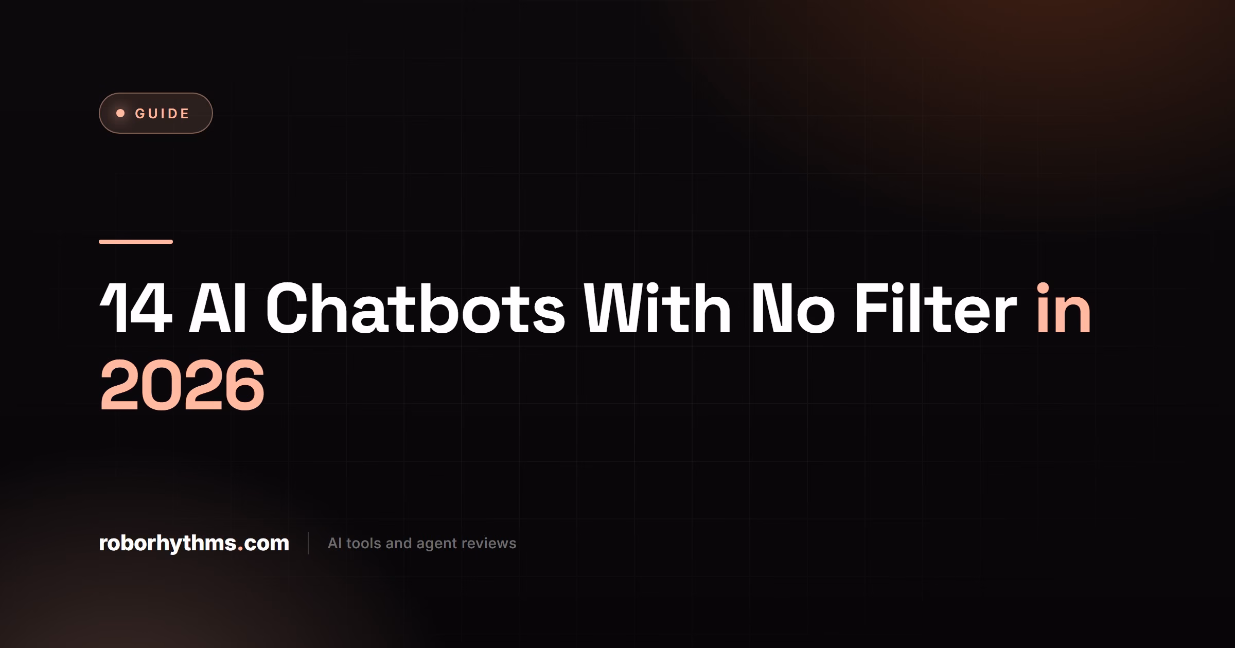 14 AI Chatbots With No Filter in 2026