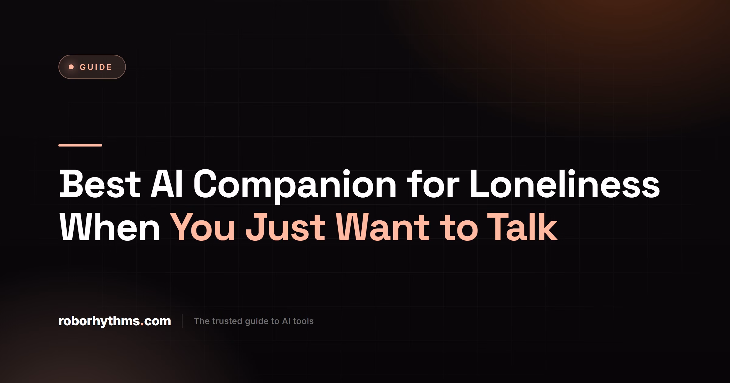 Best AI Companion for Loneliness
