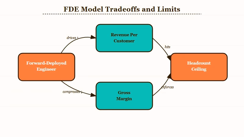 Forward-deployed engineer revenue and margin tradeoff