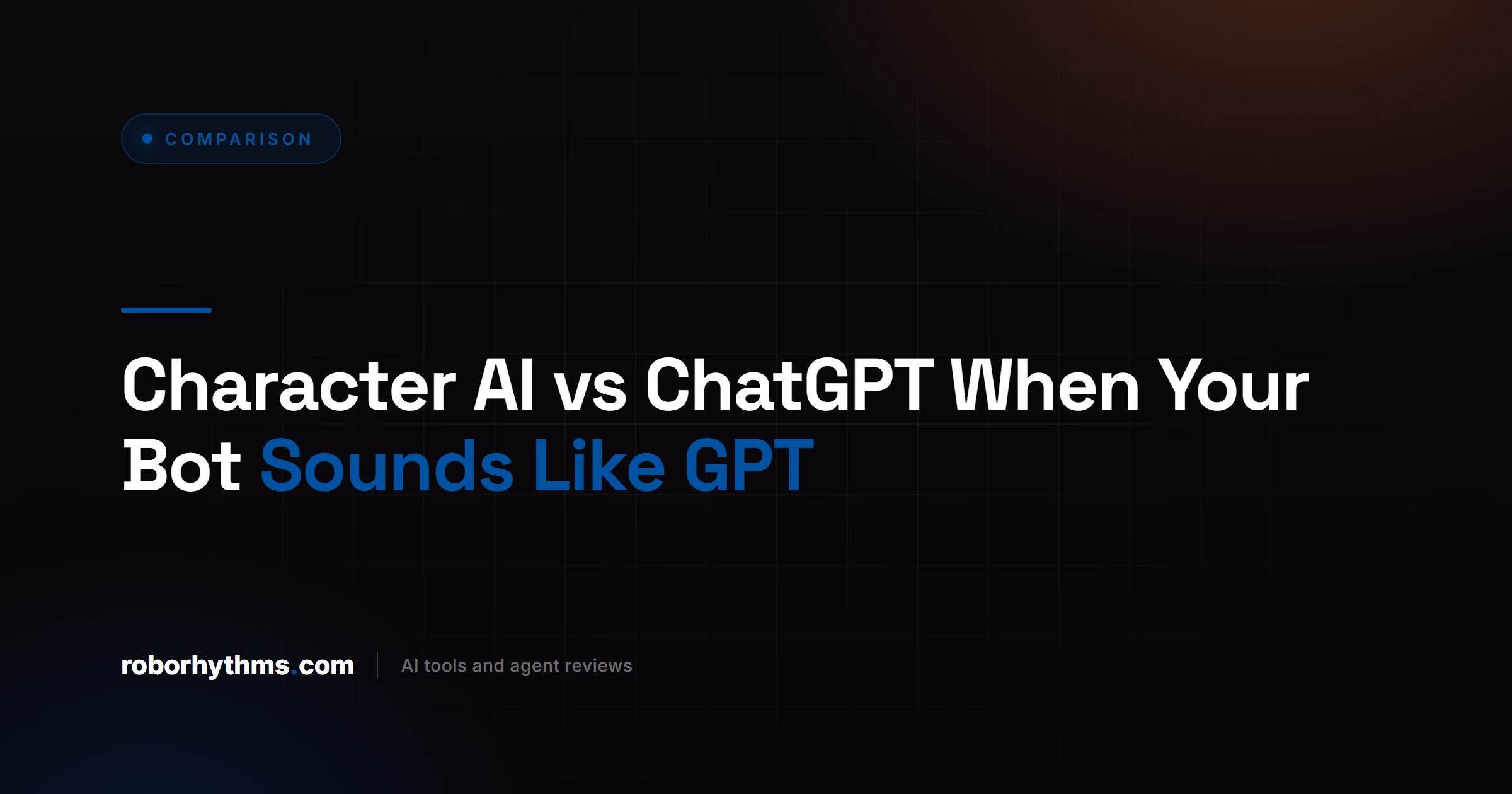 Character AI vs ChatGPT When Your Bot Sounds Like GPT