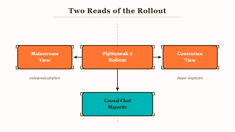 Mainstream versus contrarian read of Character AI rollout