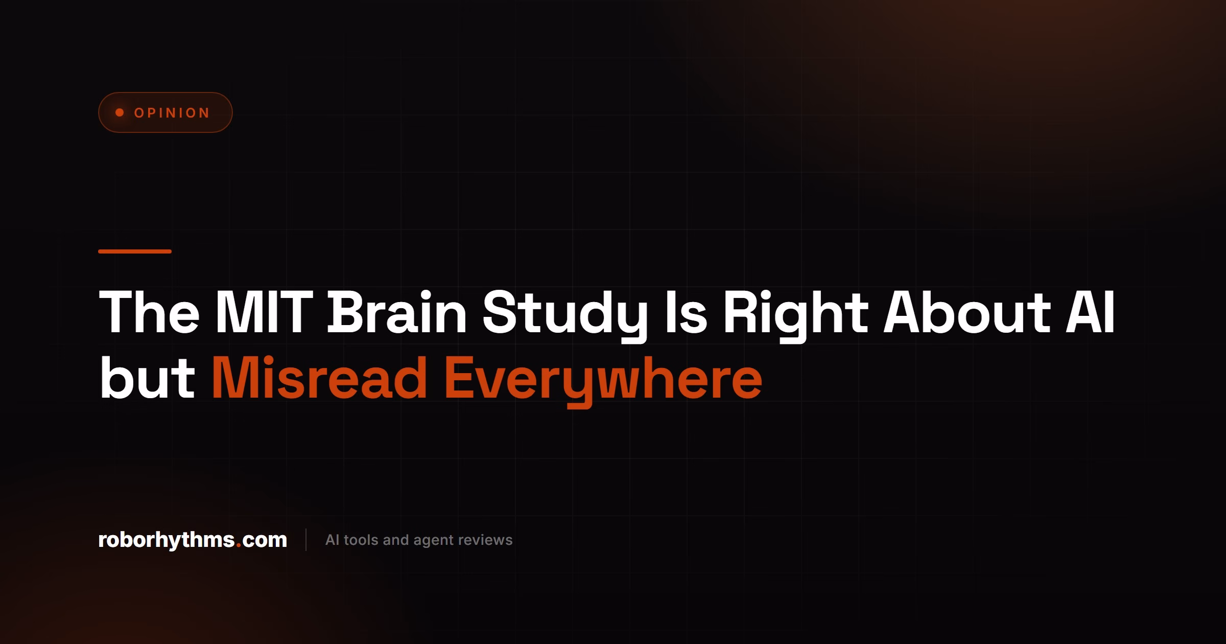 The MIT Brain Study Is Right About AI but Misread Everywhere