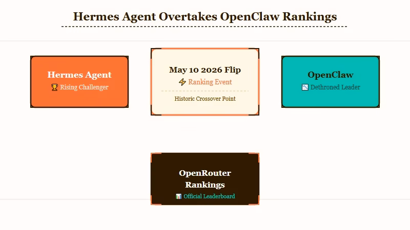 Hermes Agent overtakes OpenClaw on OpenRouter