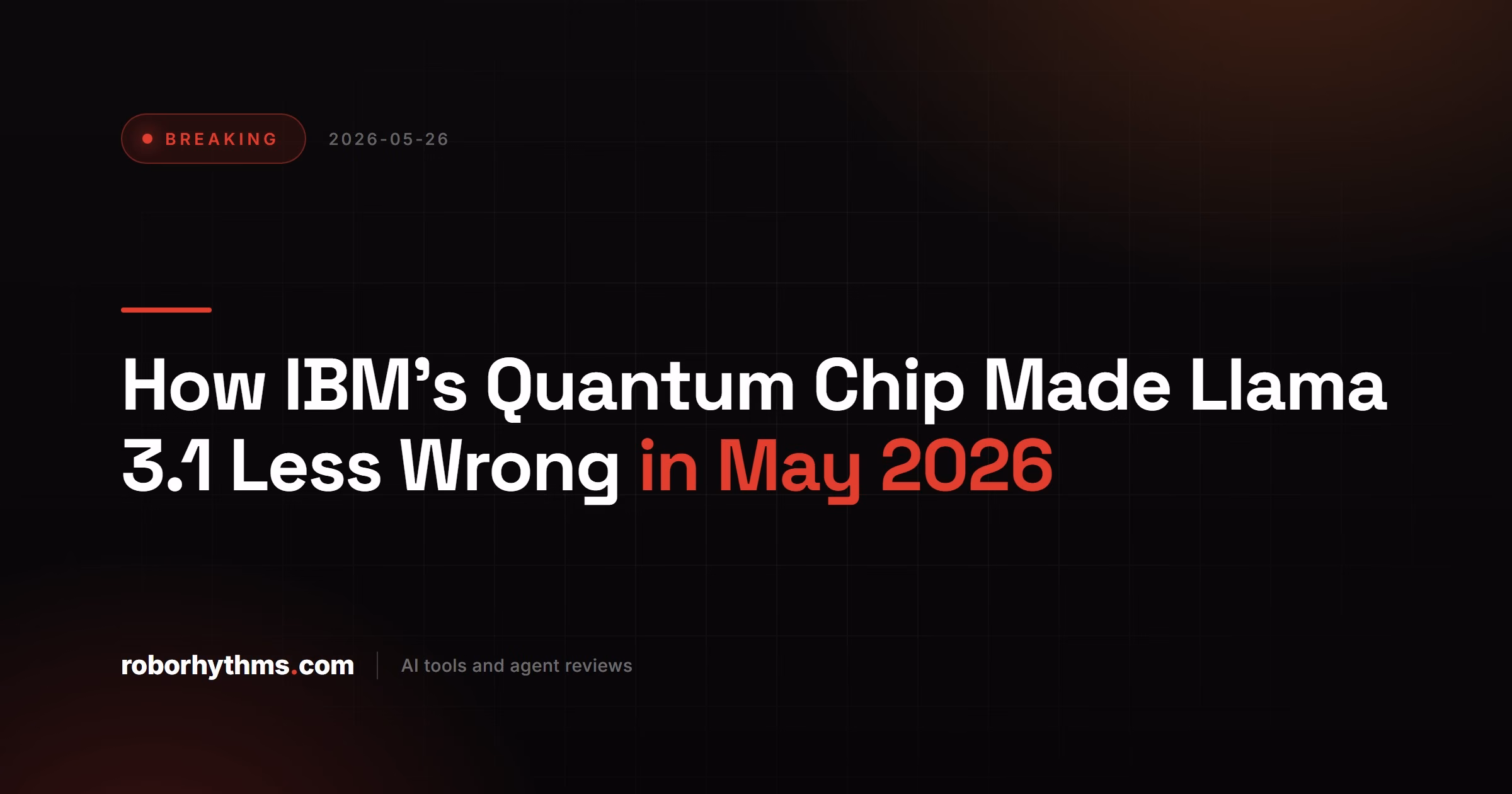 IBM Quantum AI Training Breakthrough