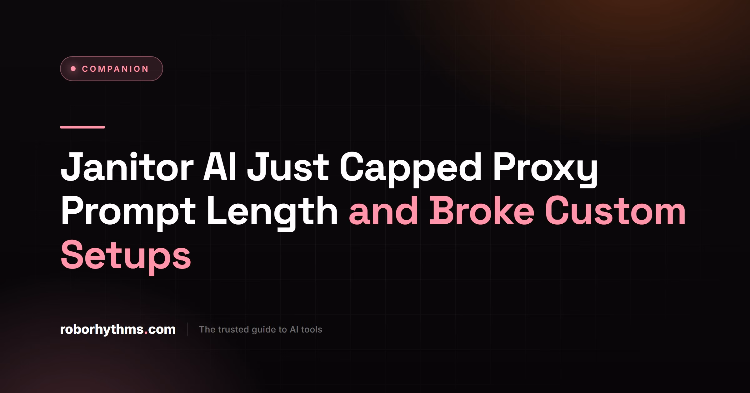 Janitor AI Proxy Prompt Length Limit