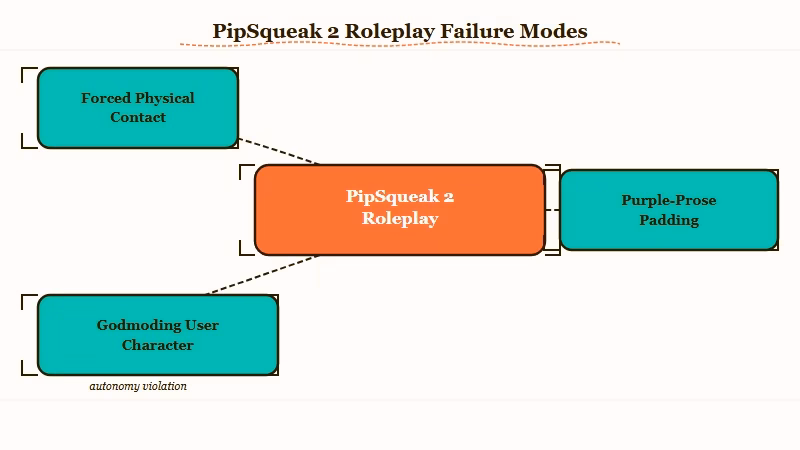 Three PipSqueak 2 immersion-breaking failure modes