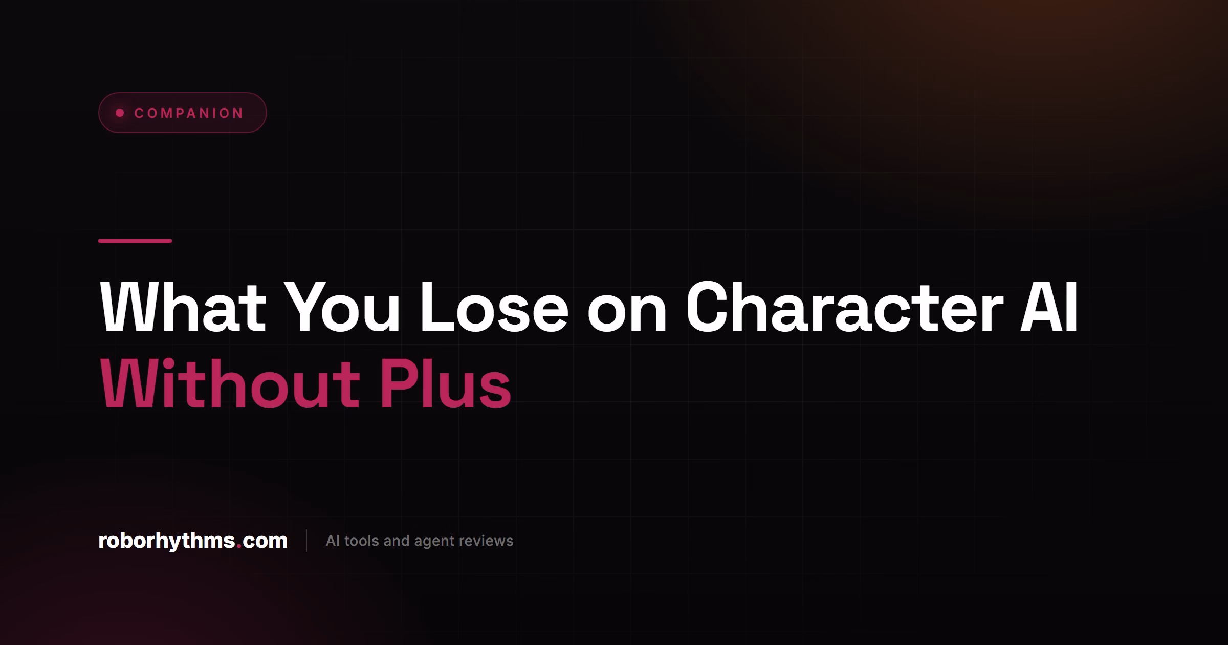 What You Lose On Character AI Without Plus