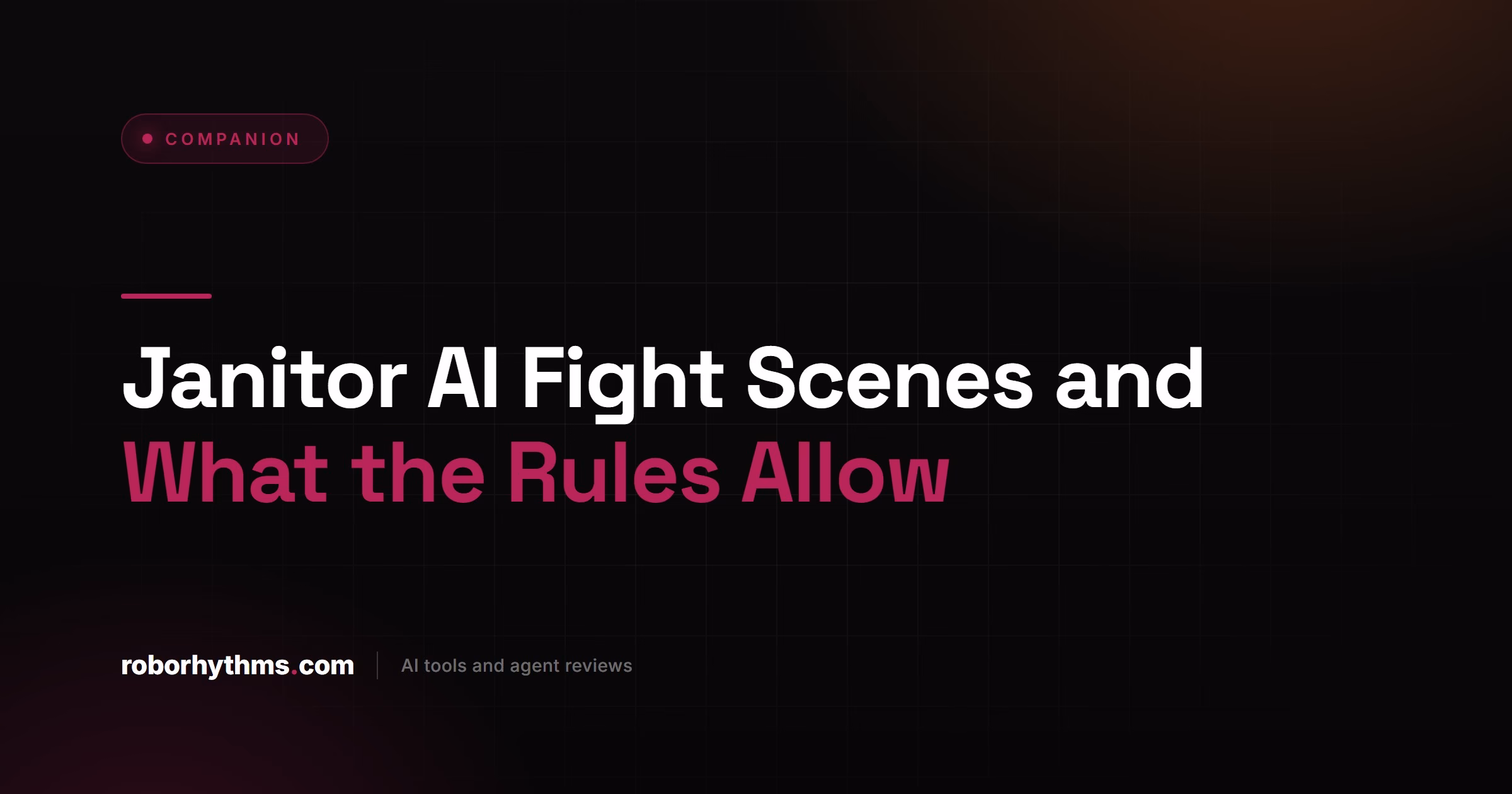 Janitor AI Fight Scenes and What the Rules Allow