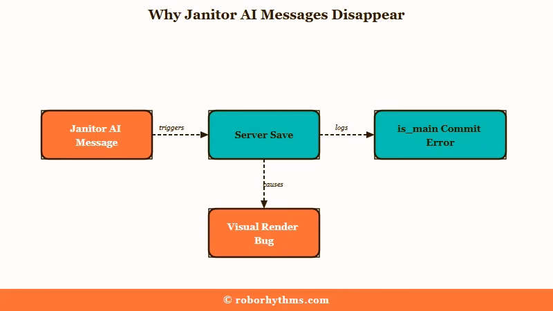 Why Janitor AI messages vanish and stay saved