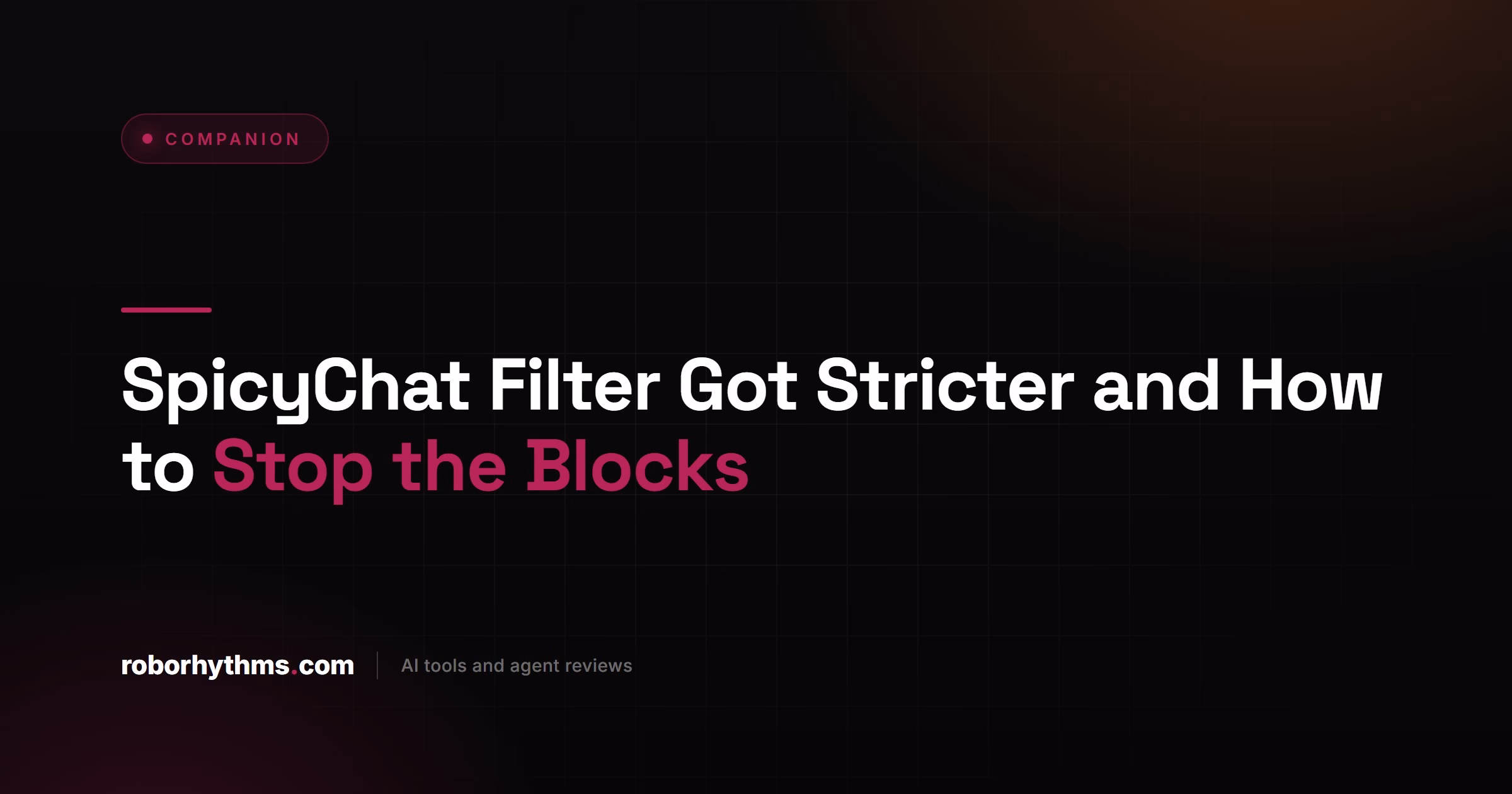 SpicyChat Filter Got Stricter and How to Stop the Blocks