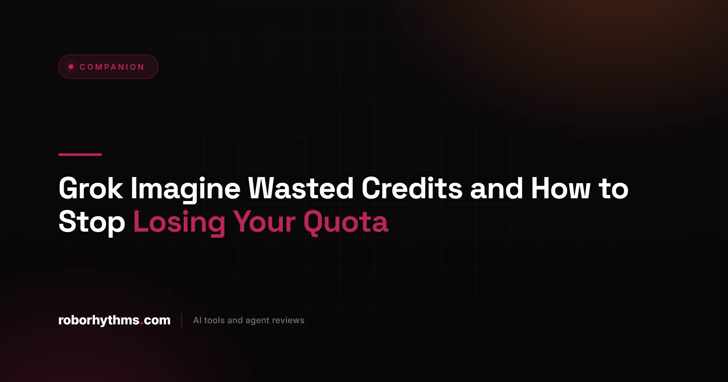 Grok Imagine Wasted Credits