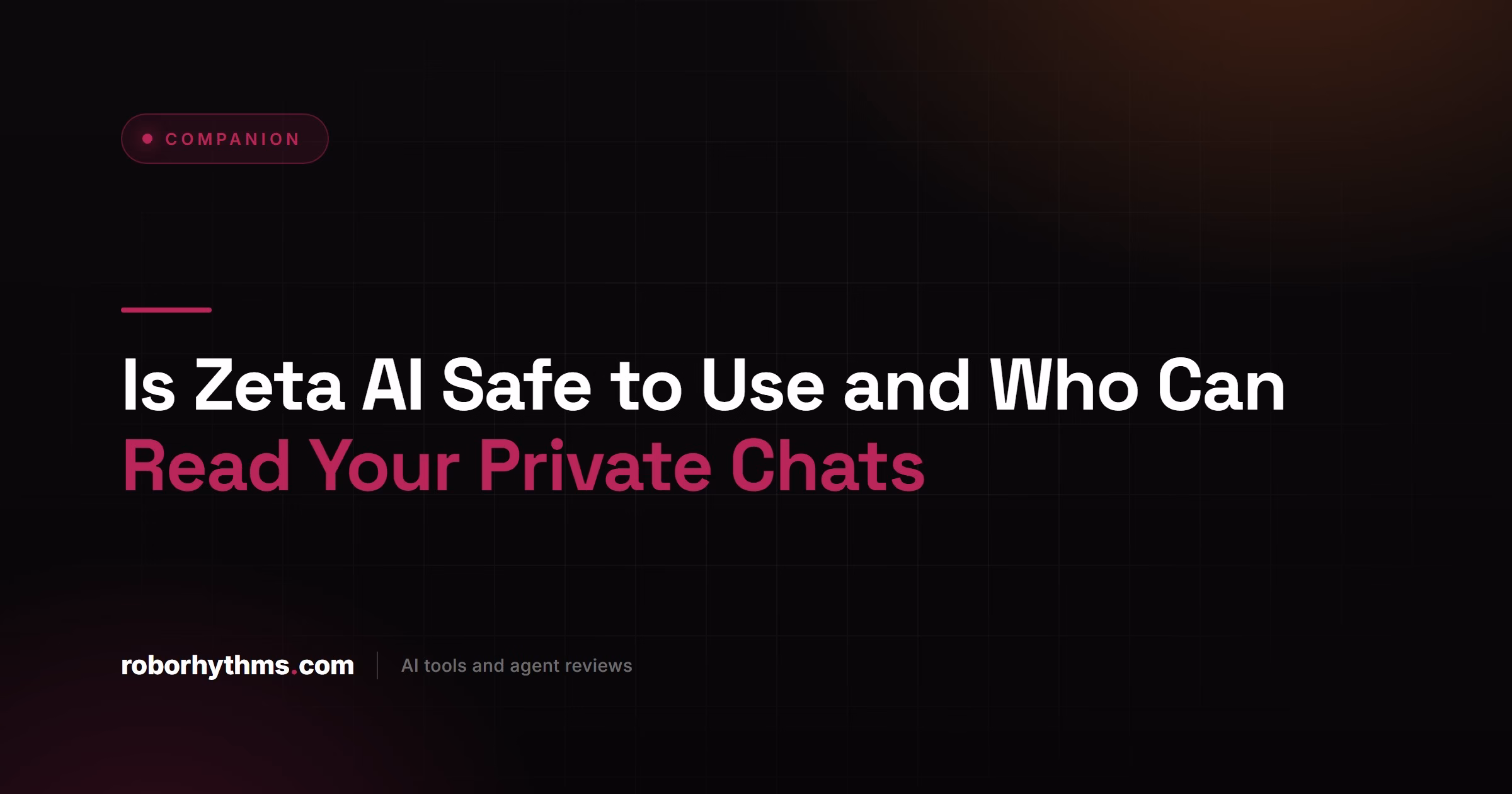 Is Zeta AI Safe to Use and Who Can Read Your Private Chats