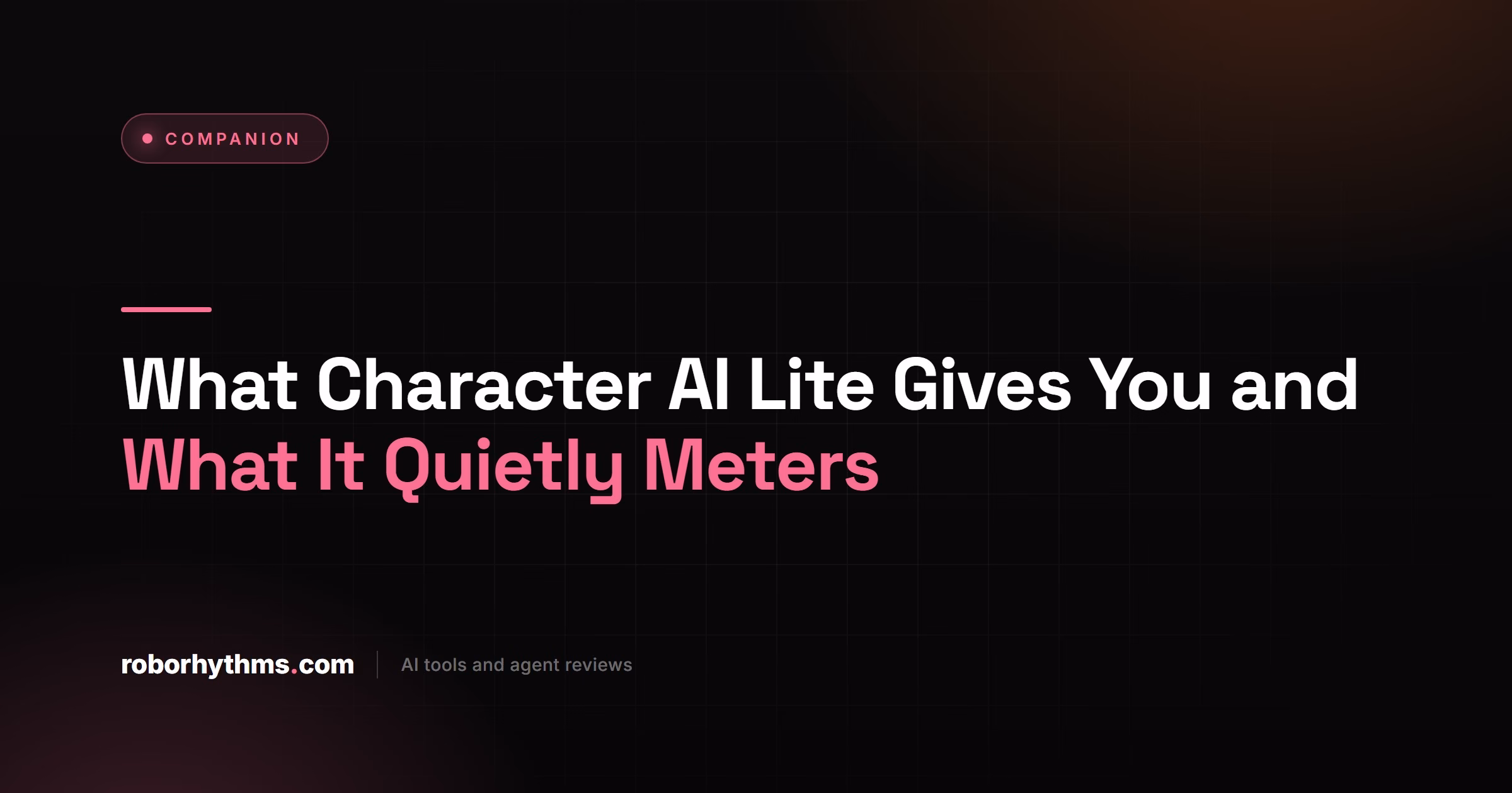 Character AI Lite Tier Explained