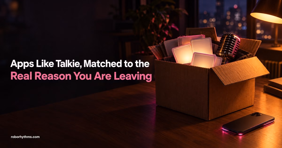 Apps Like Talkie, Matched to the Real Reason You Are Leaving