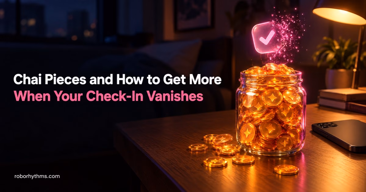 Chai Pieces and How to Get More When Your Check-In Vanishes
