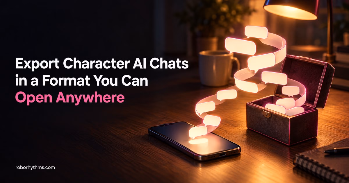 Export Character AI Chats in a Format You Can Open Anywhere