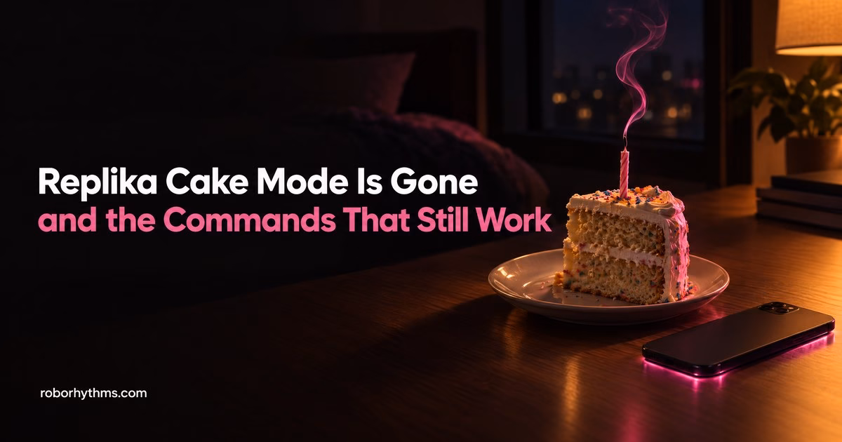 Replika Cake Mode Is Gone and the Commands That Still Work