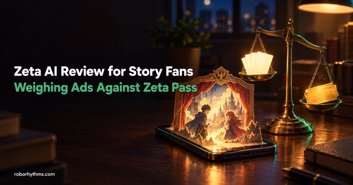 Zeta AI Review for Story Fans Weighing Ads Against Zeta Pass